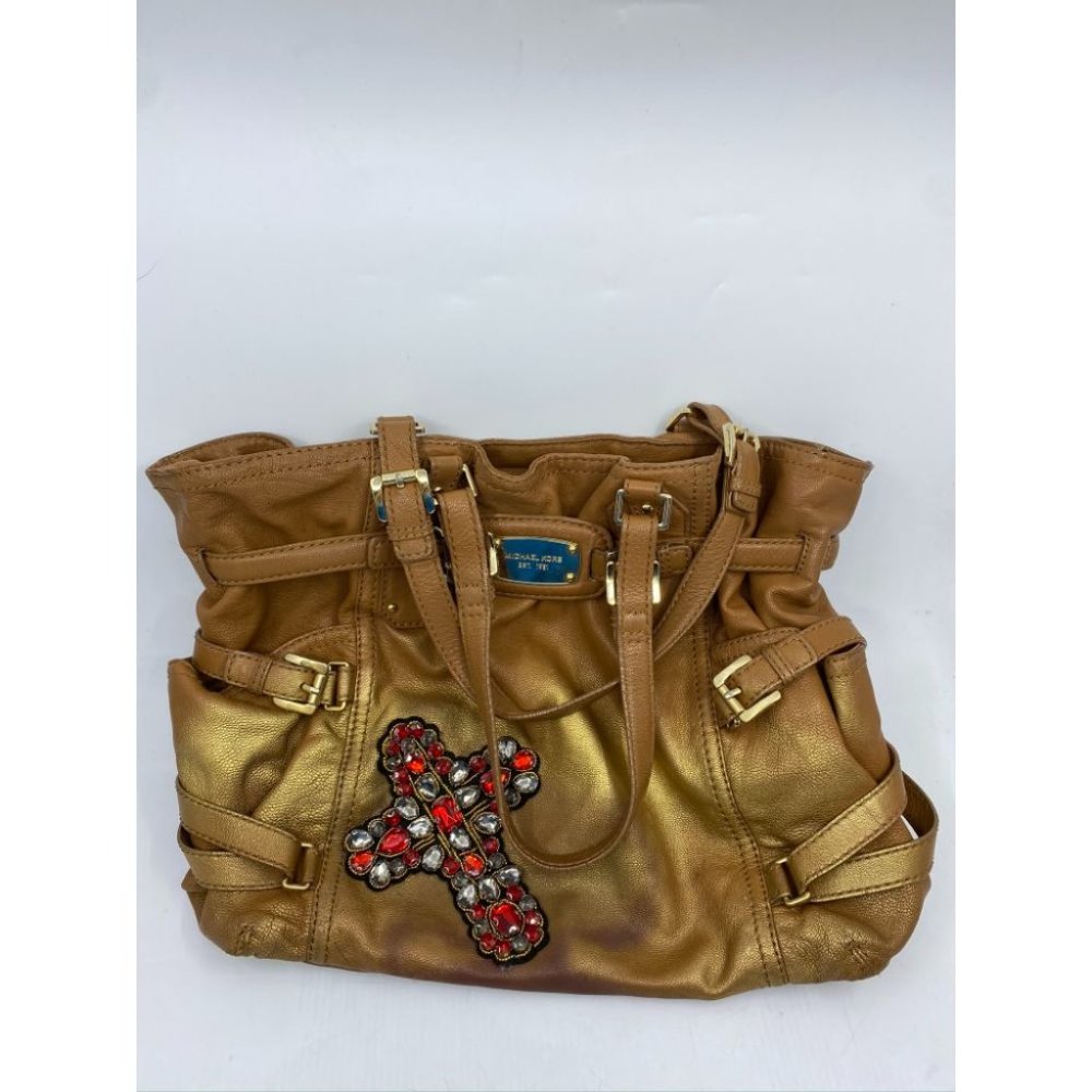 MICHAEL KORS Large leather Tote Bag customized - Picture 2 of 14